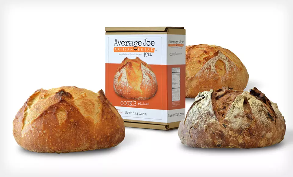 Average Joe Artisan Bread Kit: Cook's Edition with Optional Refill Edition (Up to 26% Off). Free Shipping. - Primary Image