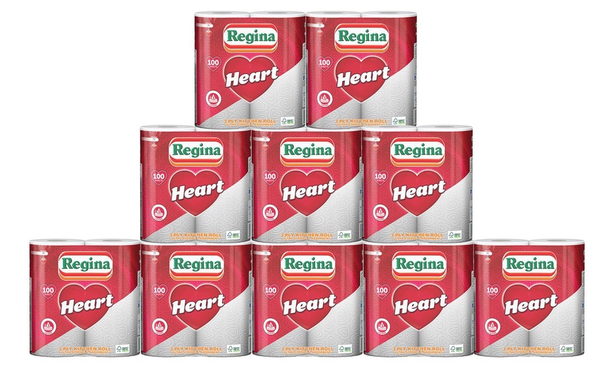 Image 1: Regina Heart Kitchen Roll