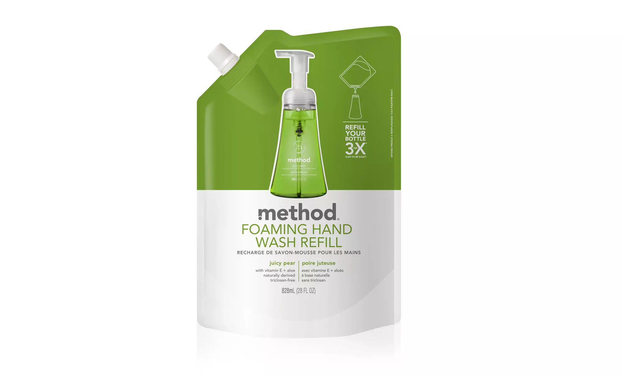 Method Foaming Hand Wash in Juicy Pear or Lemon Mint; 6-Pack of 28 fl. oz. Refills - Second Medium