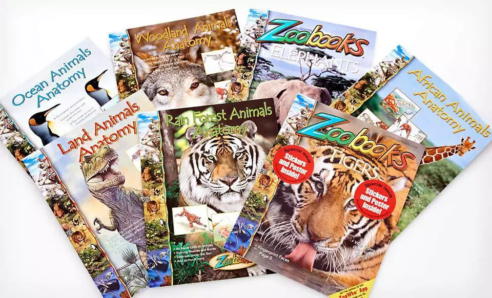$18.99 for a Zoobooks Animal-Anatomy Set with Stickers, Poster, and Two Bonus Books ($58.99 List Price). Free Shipping. - Primary Image