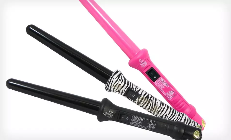 $29.99 for Proliss Twister Tapered Curling Wand ($220 List Price). Multiple Styles Available. Free Shipping and Returns. - Second Medium
