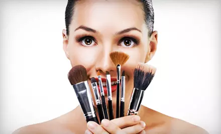 $45 for a Makeup and Hairstyling Workshop with Makeup-Brush Set from Makeup Pro ($450 Value). Six Options Available. - Primary Image