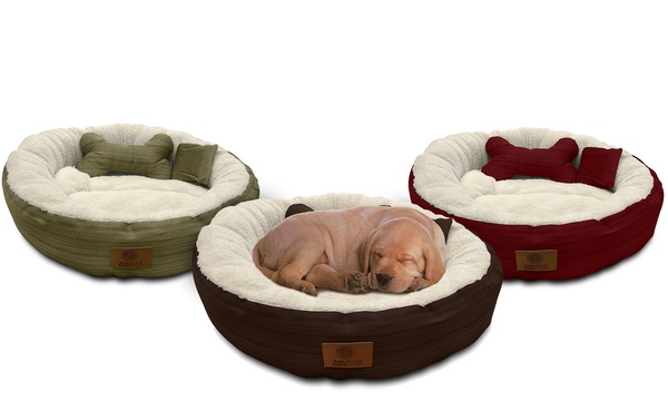 American kennel club outlet casablanca round pet bed