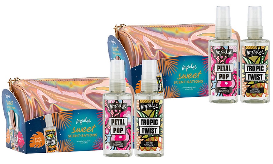 Image 4: Impulse Sweet Scent-Sations Body Mist Beauty Bag Gift Set