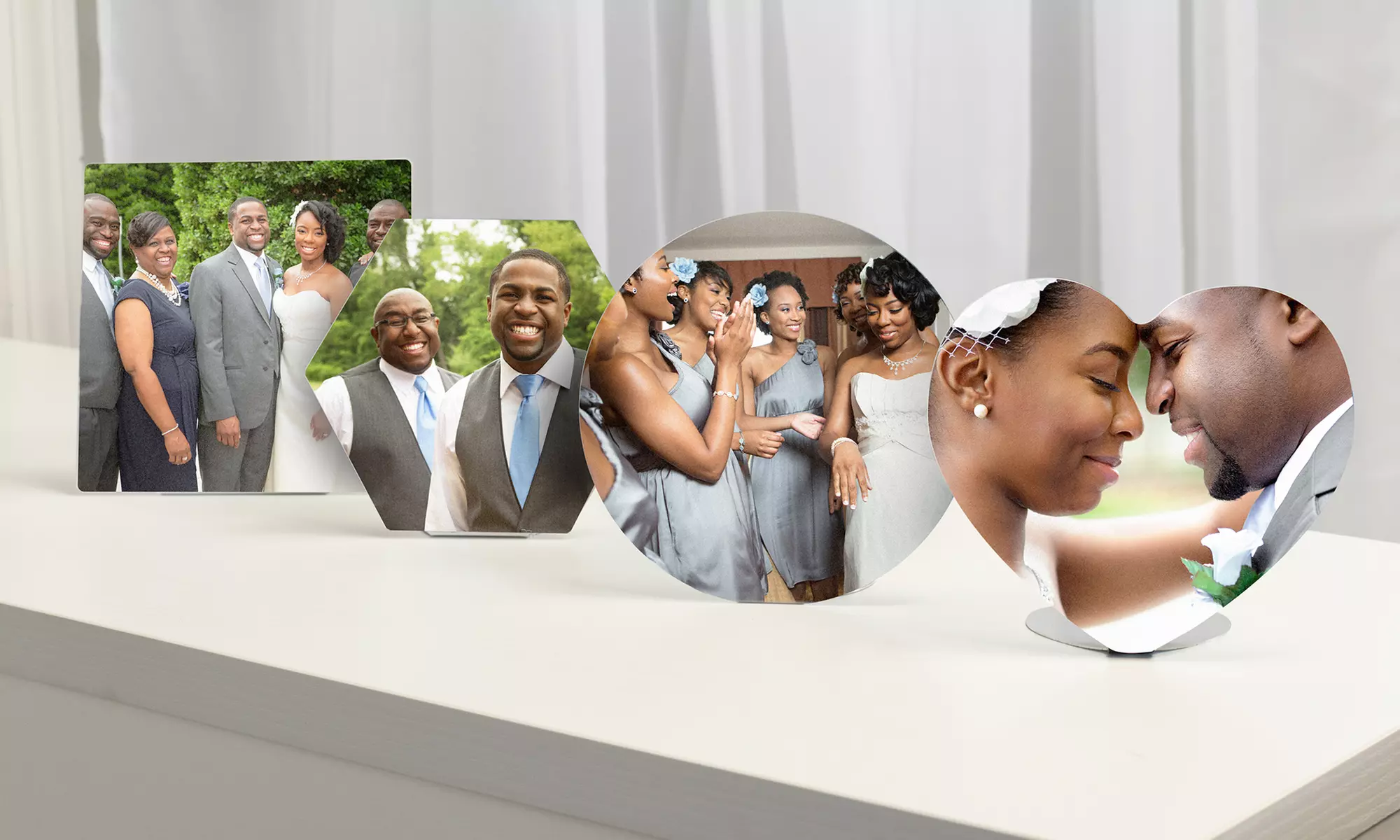 Personalized Shaped Metal Photo Stands from Picture it Custom (Up to 66% Off) - Primary Image
