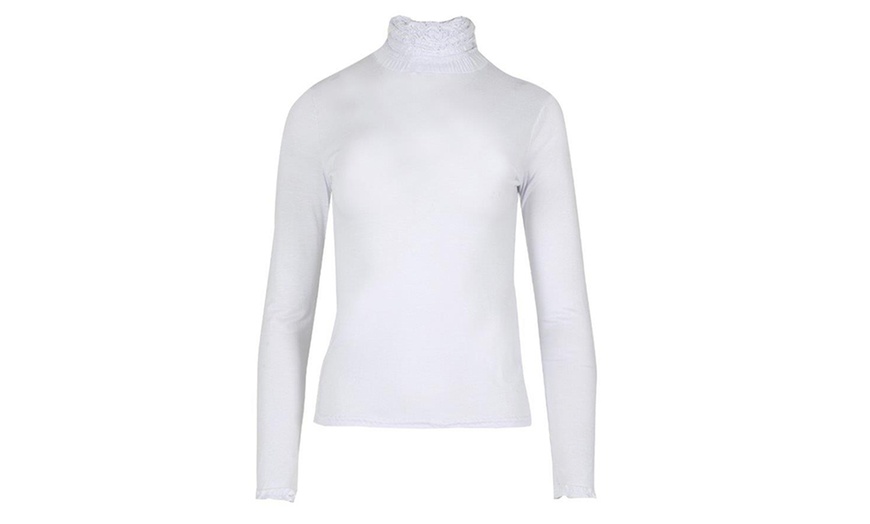 Image 21: 2-Pack of Ladies' Roll Neck Tops