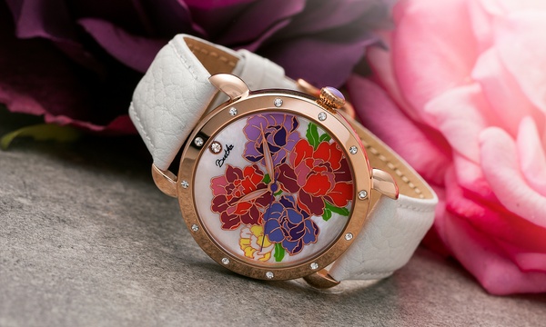 Shops Bertha Angela mother of pearl watch