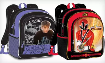$12 for an Accessory Innovations Justin Bieber, Lego Star Wars Galaxy, Power Rangers, or Star Wars Clone Wars Backpack ($29.99 List Price) - Primary Image