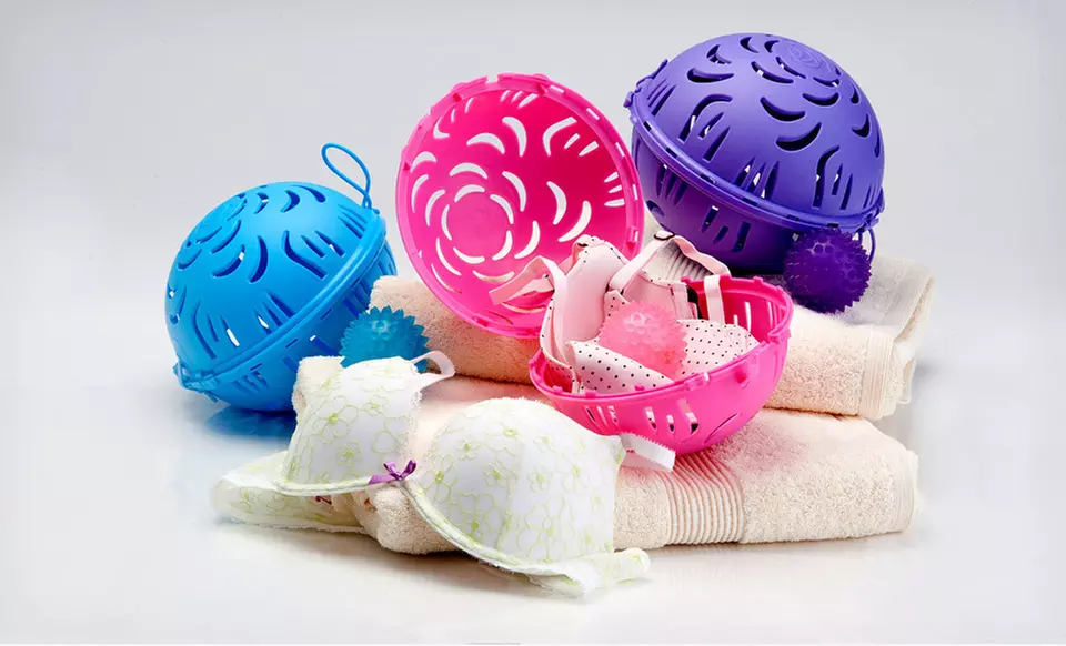 $14.99 for Two Small or Large Berry Ball Bra-Cleaning Kits in Blue, Pink, or Purple ($28 List Price). Free Returns. - Primary Image