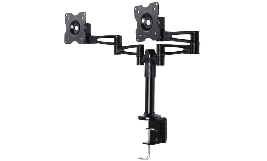 Image 4: Double Arm Monitor Bracket