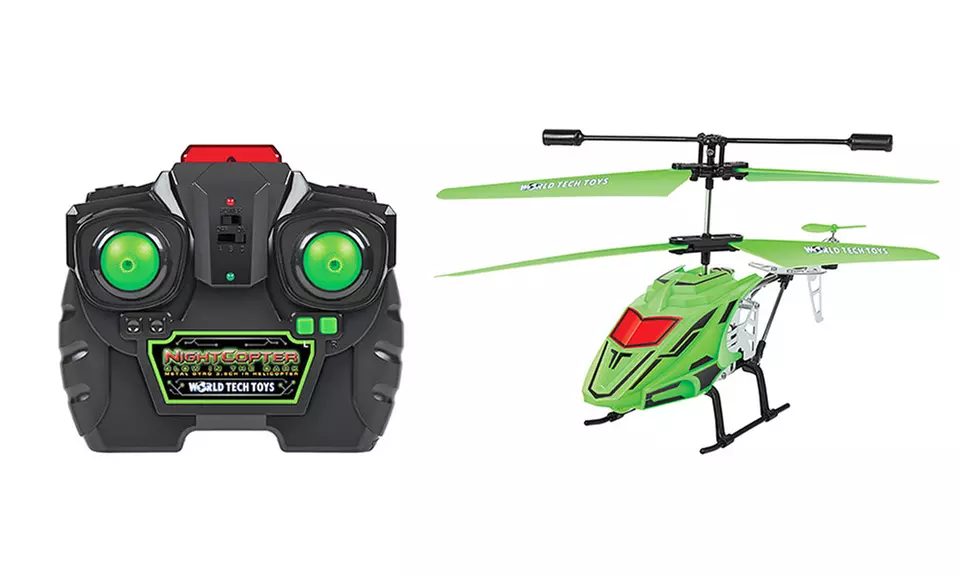 Glow-in-the Dark Night Copter 3.5-Channel RC Helicopter  - Primary Image