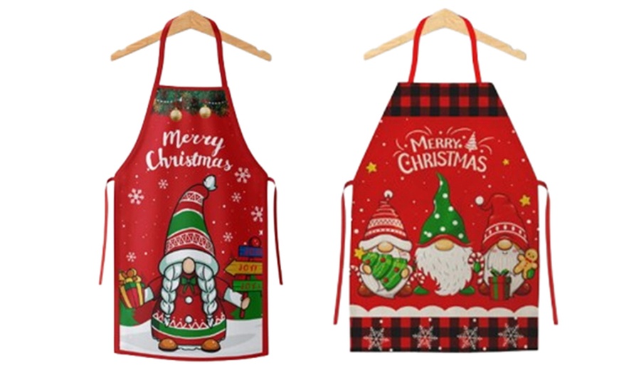 Image 9: Christmas Kitchen Cooking Apron