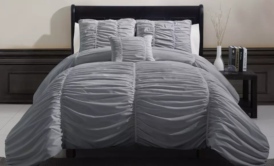 Embellished 4-Piece Comforter Sets.﻿ Multiple Sizes and Colors Available. Free Returns. - Primary Image