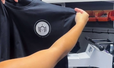 Custom One-Sided One Color T-Shirt Printing (Blank T Included - White or Black Garments Only) - A TEAM LIGHTING AND SOUND INC