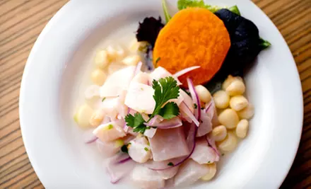 $30 for a Four-Course Prix-Fixe Peruvian Dinner for Two with Sangria at Between Peruvian Cafe & Lounge (Up to $92 Value) - Primary Image