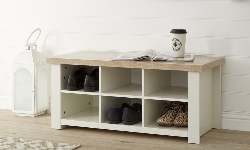 St Ives Storage Bench | Groupon Goods