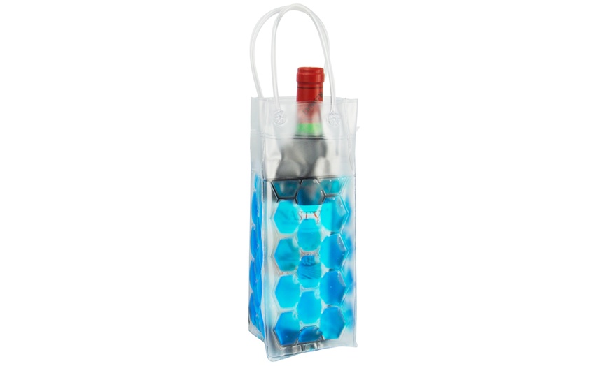 Image 3: Vivo Wine Bottle Cooler Gel Bag