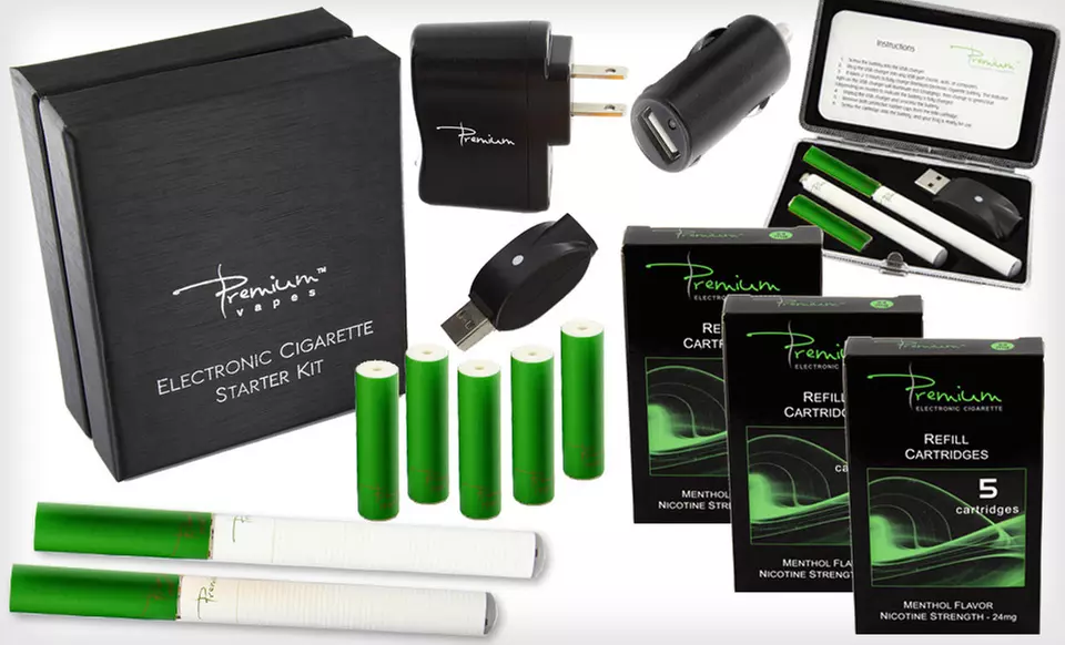 $25 for a Tobacco or Menthol eCig Kit from Premium eCig ($174.83 List Price). Free Shipping. - Second Medium