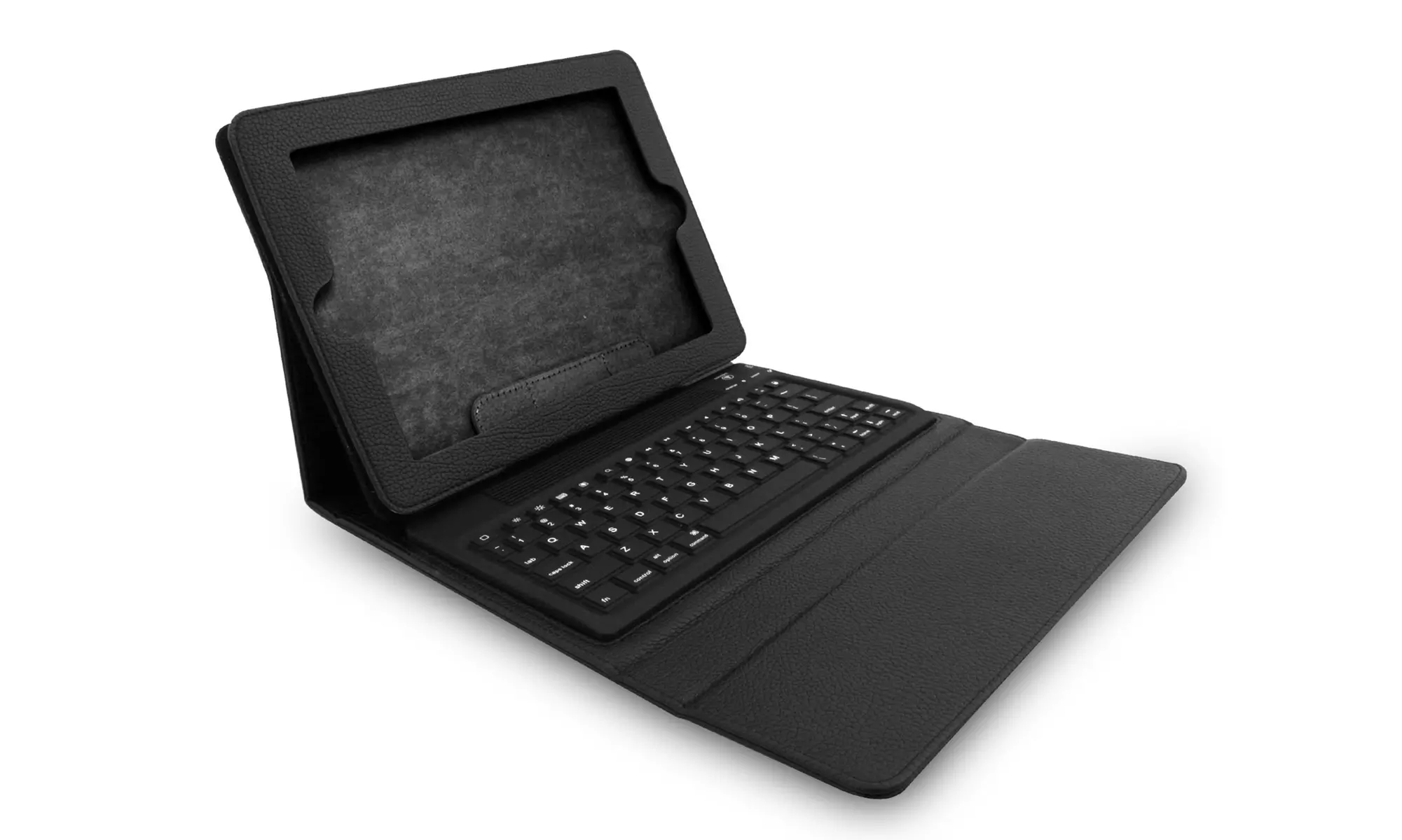 Portfolio-Style Bluetooth Keyboard Case for Apple iPad 2/3/4 - Second Medium