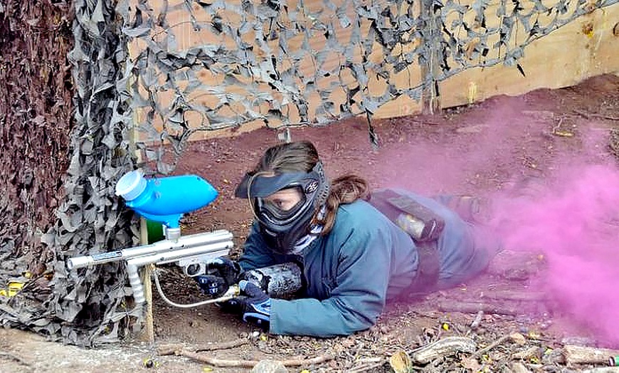 Image 4: Paintballing For Five 93% Off