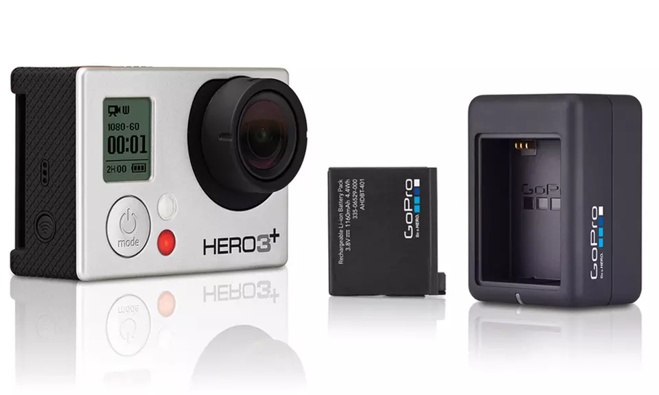 GoPro Hero3+ Silver Edition Action Camera with Additional Battery and Charger - Second Medium