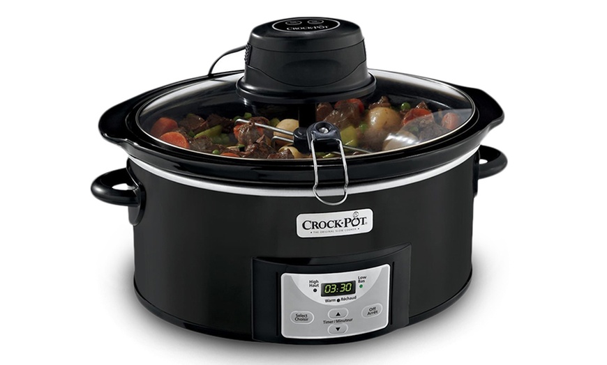 Crock Pot with Stirring System Groupon Goods