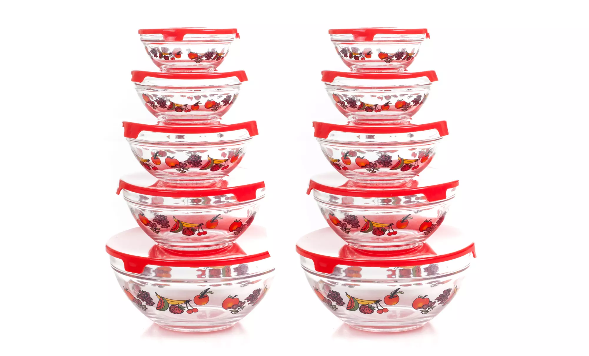 20-Piece Glass Bowl and Lid Set - Primary Image