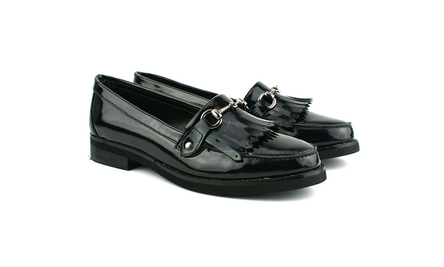 Image 5: Women's Loafer Moccasin Shoes