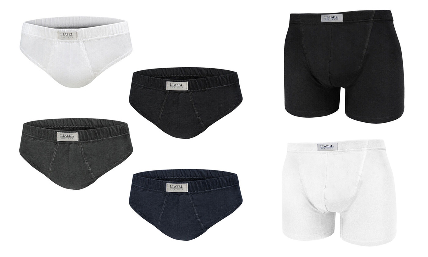 6 o 12 slip o boxer da uomo Liabel