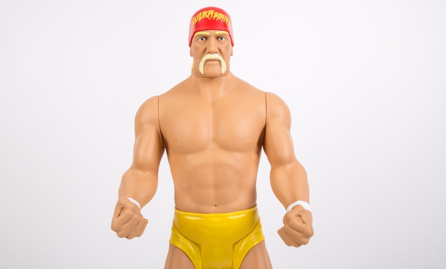 Image 4: 31" WWE Hulk Hogan Figure