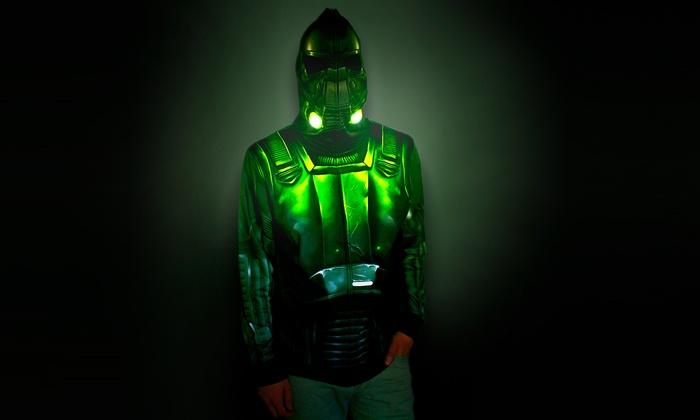 led light hoodie