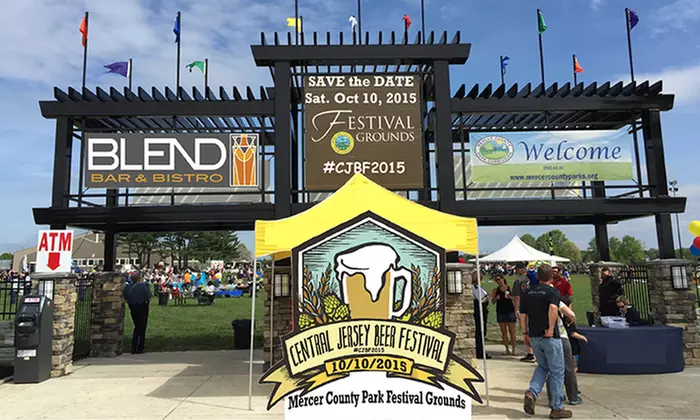 $40 for a Central Jersey Beer Festival Ticket with a Souvenir Glass and Shirt ($70 Value)    - Primary Image