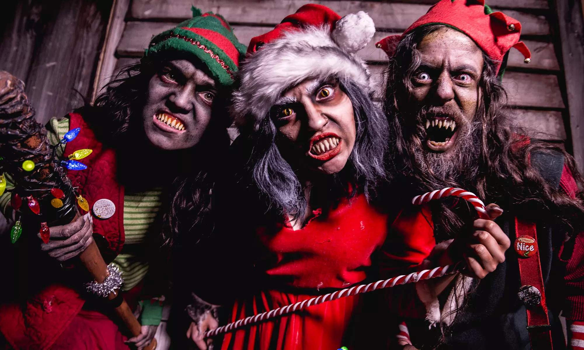 Admission Tickets for Interactive Christmas Fear Event at Midnight Terror Haunted House (Up to 29% Off) - Primary Image
