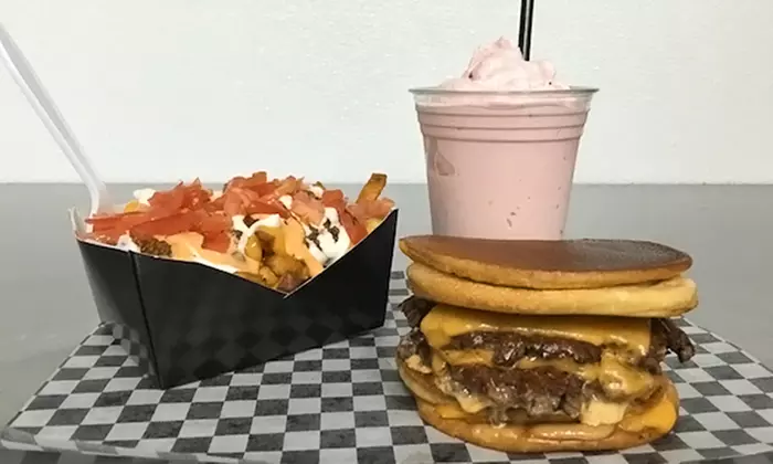 Burgers and Fries for Two or Four at Sinners Burger (Up to 45% Off) - Primary Image