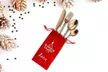 4-, 8- or 16-Piece Ella Christmas Cutlery Set with Christmas Pouch - Image 5