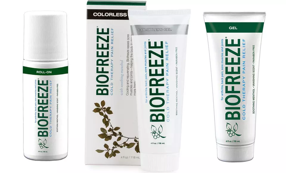 3-Pack Biofreeze Pain Relieving Gel Roll Ons: 3oz. - Primary Image