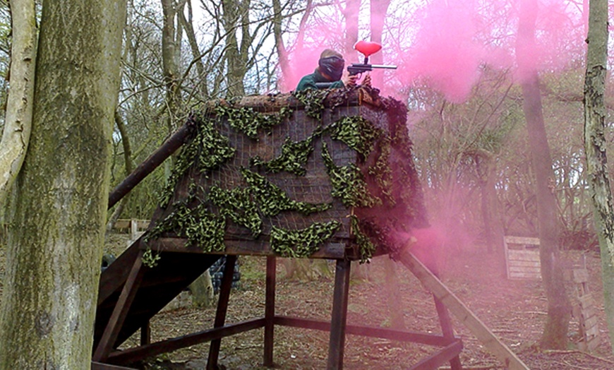 Image 4: Half-Day Group Paintball Game £8