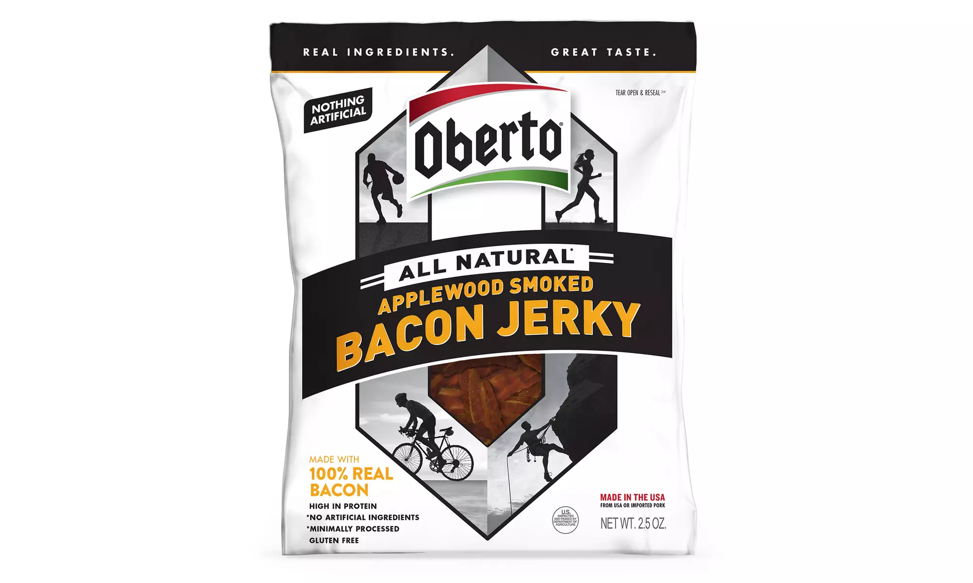 Oberto Beef and Bacon Jerky Variety Pack (4-Pack) - Second Medium