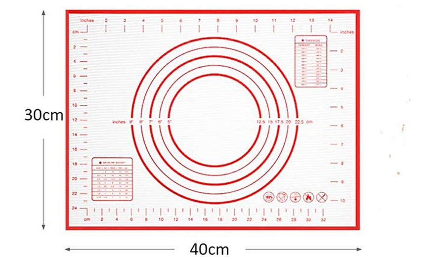 Image 11: Tapis de pâtisserie en silicone