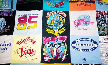 $29.99 for an Upcycled T-Shirt Blanket from Project Repat ($70 Value) - Primary Image
