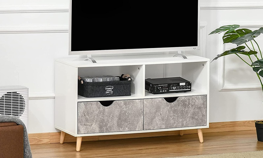 Image 9: HomCom TV Stand