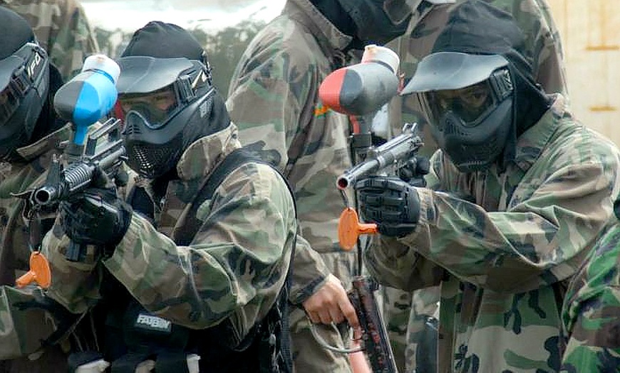 Image 2: Paintballing For Five 93% Off