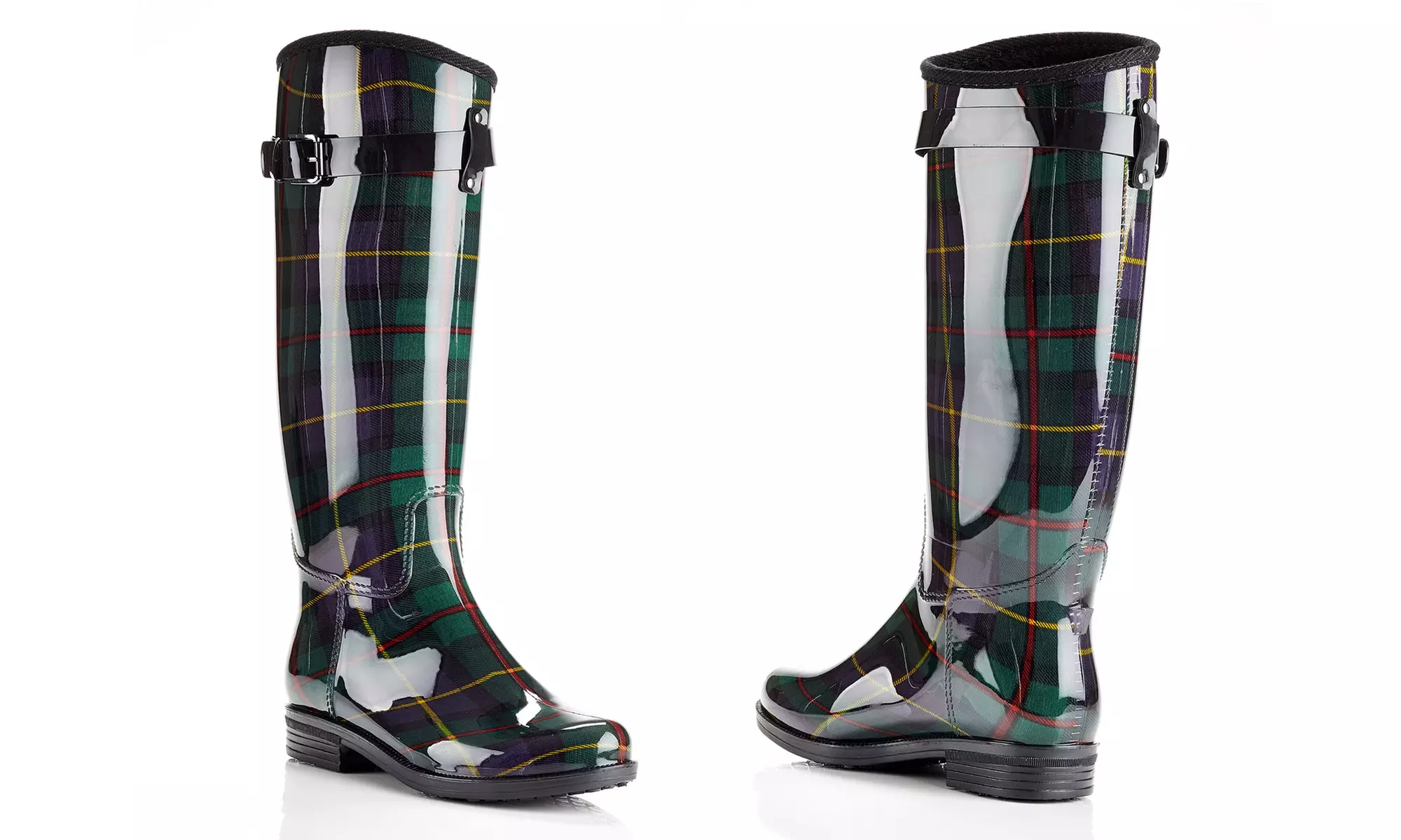NY VIP Warm Fur Riding Rain Boots - Second Medium