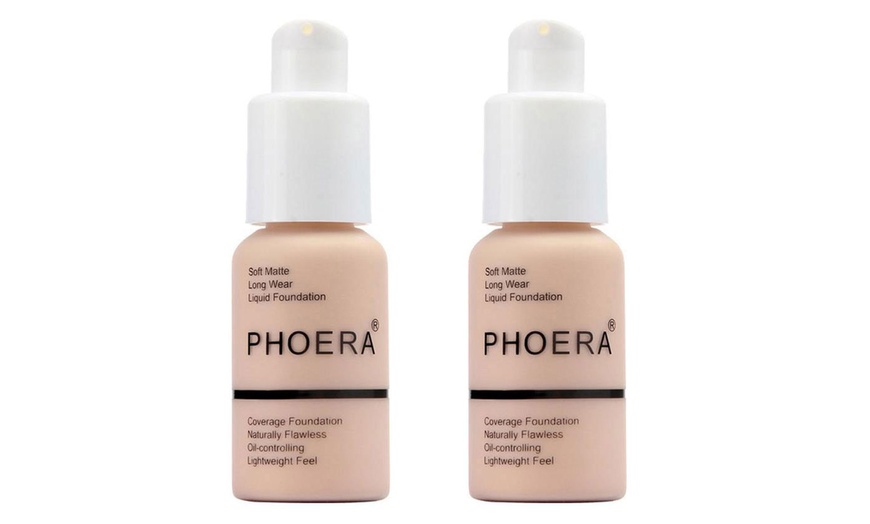 Image 12: Phoera Full Coverage Make-Up Foundation 30ml