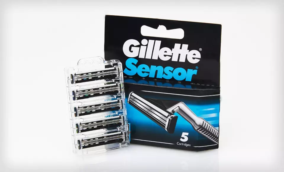 $5.99 a Five-Pack of Gillette Sensor Blade Cartridges ($12.99 List Price) - Primary Image