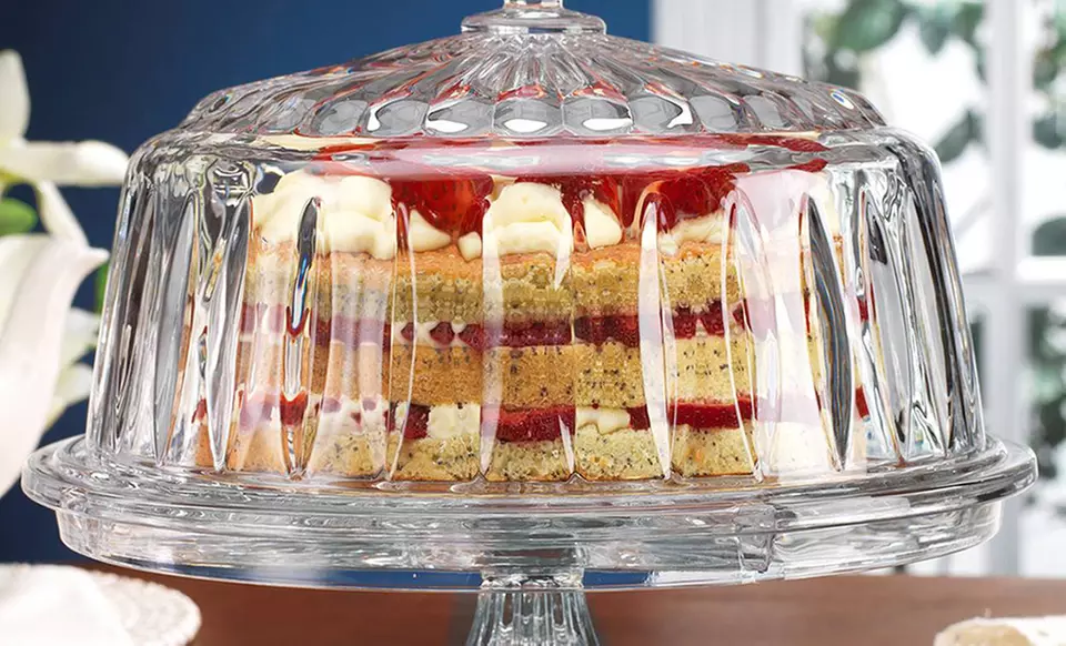 Godinger Stratford 4-in-1 Cake Plate | Brought to You by ideel - Primary Image