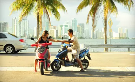 $25 for a One-Day Scooter Rental from Half Price Tour Tickets in Miami Beach (Up to $59 Value) - Primary Image