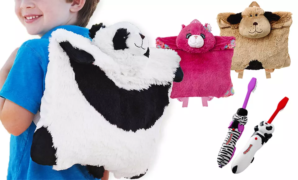 My Pillow Pets Backpack and BrushPets Sets - Primary Image