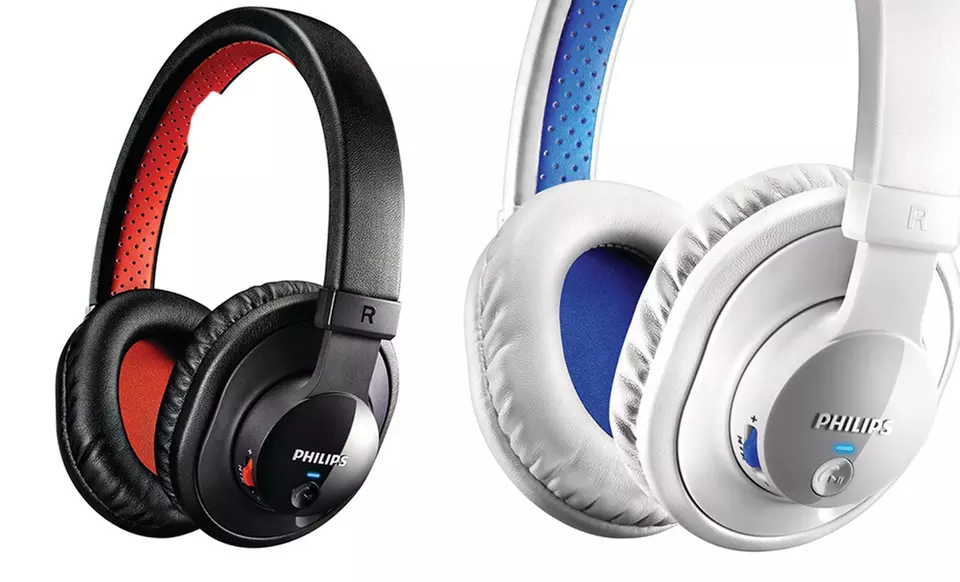 Philips Bluetooth Stereo Headphones with Mic. Multiple Colors Available. Free Returns.  - Primary Image