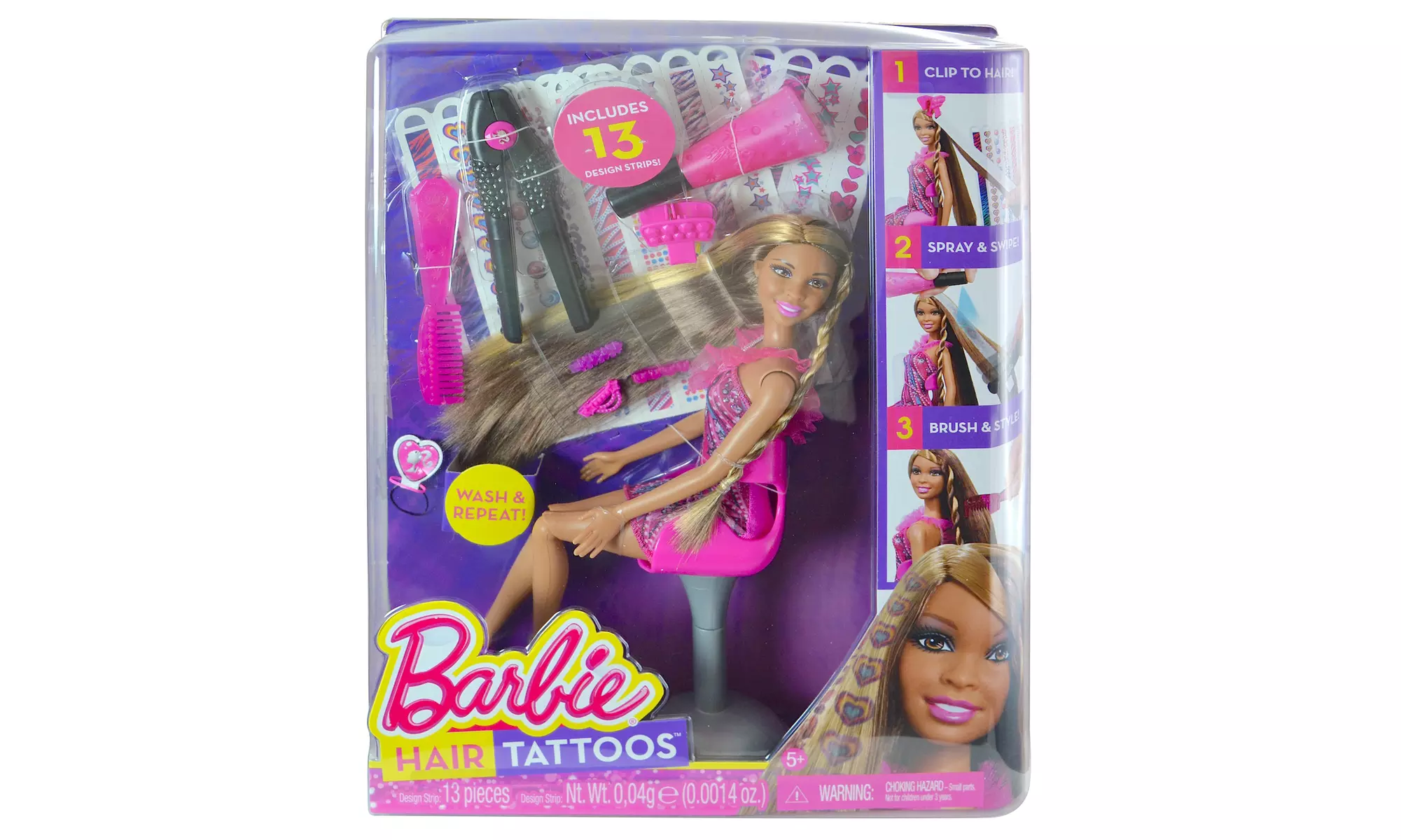 Mattel African American Barbie with Hair Tattoos and Styling Kit - Primary Image